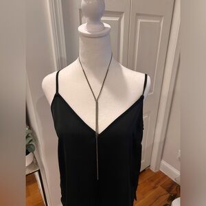 Banana Republic Factory Lariat Necklace | Gold